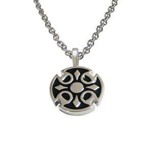 Round Celtic Design Necklace